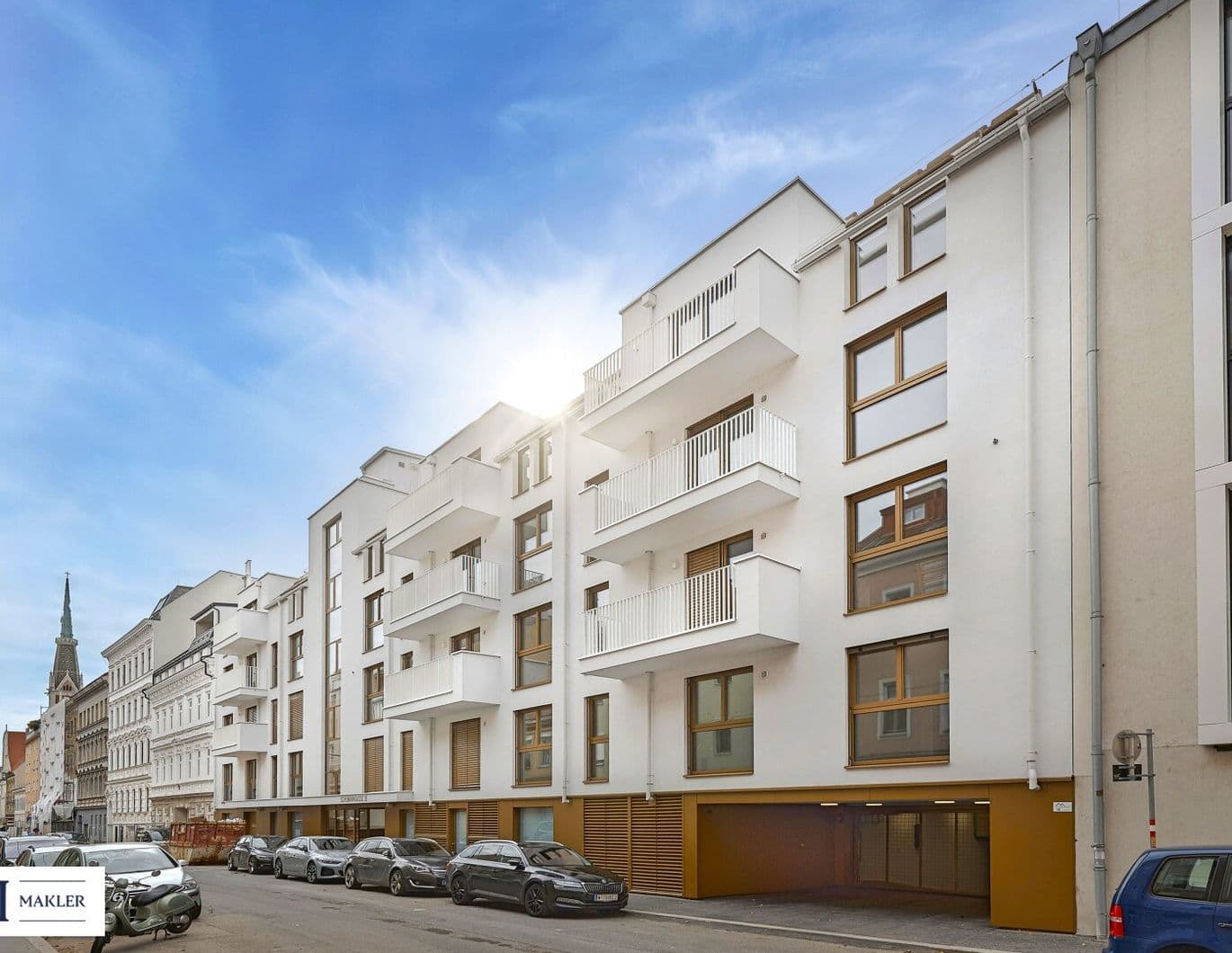 2-Zimmer Neubau-Erstbezug mit Balkon in Hofruhelage - Hochwertige Vollausstattung