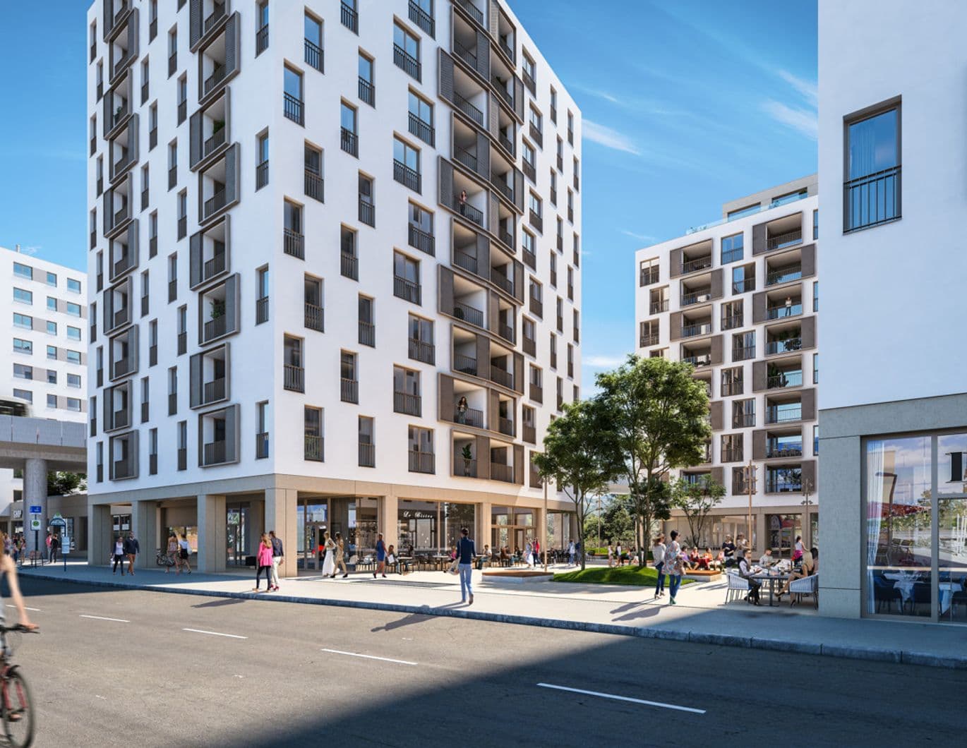 Donaumarina: Moderne 3 Zimmer-Wohnung mit Loggia Samt Gym & Sauna zu Mieten in 1020 Wien